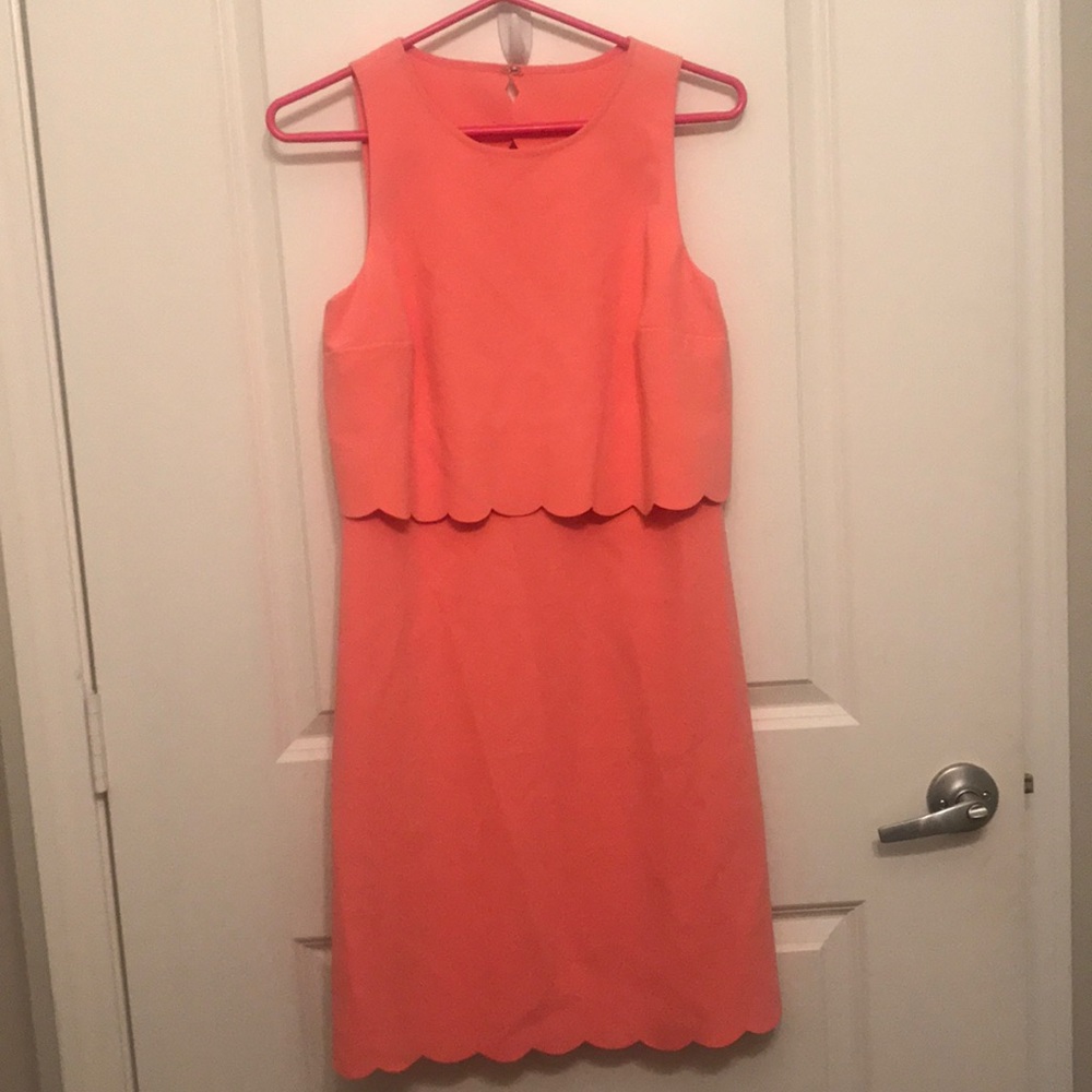 NWT Pink Scallop Loft Dress